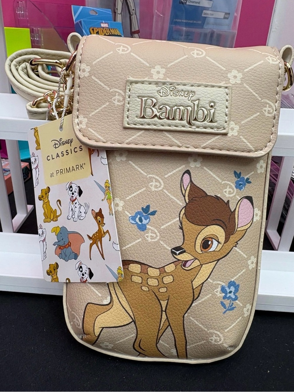Primark Disney Classics Bambi Phone Holder Crossbody